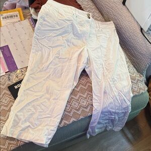 Refuge and Larry Levine size large so cute capris pants bin